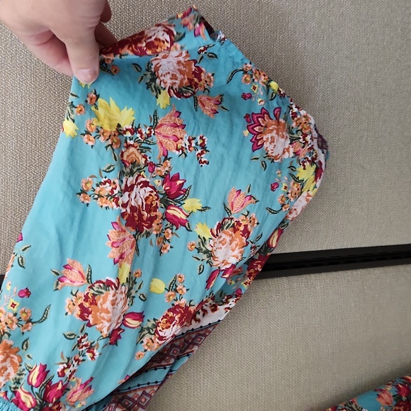 Torrid Smocked Challis Maxi Dress Size 3 - Picture 16 of 16